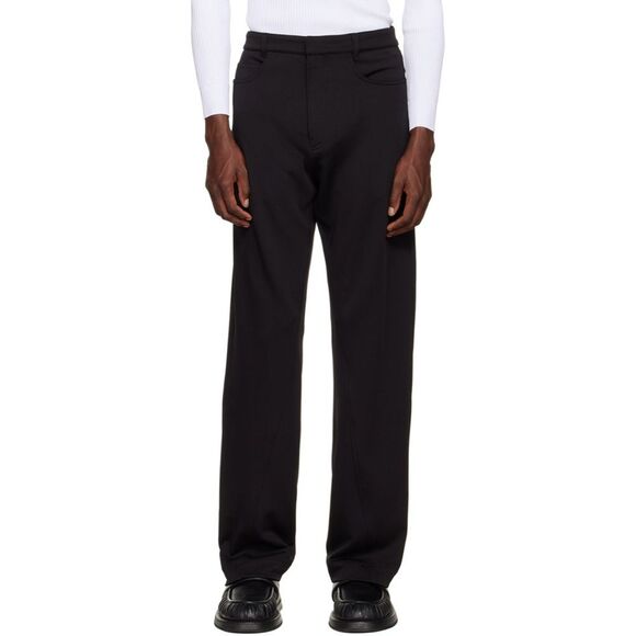 Bianca Saunders Men’s Black Skinny Trousers Size Medium - Picture 1 of 11